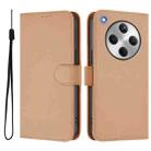 For OPPO Find X8 Skin Feel Solid Color Leather Phone Case with Lanyard(Nude) - 2