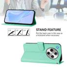 For OPPO Find X8 Skin Feel Solid Color Leather Phone Case with Lanyard(Mint Green) - 3