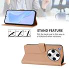 For OPPO Find X8 Pro Skin Feel Solid Color Leather Phone Case with Lanyard(Nude) - 3