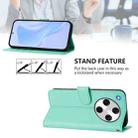 For OPPO Find X8 Pro Skin Feel Solid Color Leather Phone Case with Lanyard(Mint Green) - 3