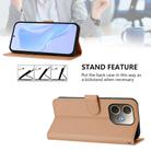 For OPPO A5 Pro 5G Global Skin Feel Solid Color Leather Phone Case with Lanyard(Nude) - 3