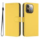 For OPPO A5 Pro 5G Global Skin Feel Solid Color Leather Phone Case with Lanyard(Lemon Yellow) - 2