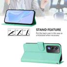 For OPPO A5 5G Global / A3 Pro 5G Global Skin Feel Solid Color Leather Phone Case with Lanyard(Mint Green) - 4