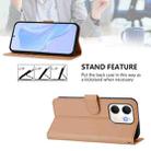 For OPPO A5X 4G / 5G Global Skin Feel Solid Color Leather Phone Case with Lanyard(Nude) - 4