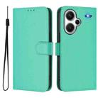 For Redmi Note 13 Pro+ 5G Global Skin Feel Solid Color Leather Phone Case with Lanyard(Green) - 2