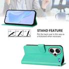 For Redmi Note 13 Pro+ 5G Global Skin Feel Solid Color Leather Phone Case with Lanyard(Green) - 3