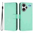 For Redmi Note 13 Pro+ 5G Global Skin Feel Solid Color Leather Phone Case with Lanyard(Mint Green) - 2