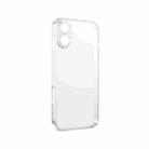 For iPhone 16 TOTU PC-1 Soft Series Precision Lens Holes TPU Phone Case(Transparent) - 1