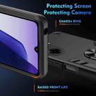 For Xiaomi Poco C71 / Redmi A5 4G 171.7mm Shockproof Metal Ring Holder Phone Case(Black) - 3