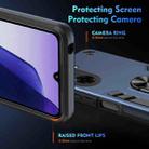 For Xiaomi Poco C71 / Redmi A5 4G 171.7mm Shockproof Metal Ring Holder Phone Case(Blue) - 3
