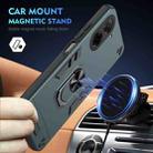 For Xiaomi Poco C71 / Redmi A5 4G 171.7mm Shockproof Metal Ring Holder Phone Case(Green) - 2