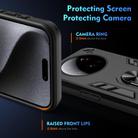For Xiaomi 15 Ultra Shockproof Metal Ring Holder Phone Case(Black) - 3