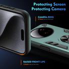 For Xiaomi 15 Ultra Shockproof Metal Ring Holder Phone Case(Green) - 3
