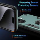 For Xiaomi Poco X7 Pro Shockproof Metal Ring Holder Phone Case(Green) - 3