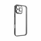 For iPhone 16 Pro Max TOTU PC-2 Soft Jane Series Electroplated TPU Phone Case with Lens Film(Black) - 1