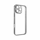 For iPhone 16 Pro Max TOTU PC-2 Soft Jane Series Electroplated TPU Phone Case with Lens Film(Grey) - 1