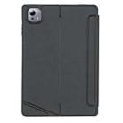 For Xiaomi Pad 7 Ultra Detachable Backlit Bluetooth Keyboard Leather Case with Touchpad(Black) - 3