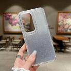 For Samsung Galaxy S24 Ultra 5G TPU + PC + Glitter Paper Full Coverage Phone Case(Grey) - 1