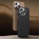 For iPhone 16 Pro TOTU PC-17 Mulsanne Series Plain Leather MagSafe Magnetic Phone Case(Titanium) - 2