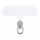 360 Degree Rotation Mobile Phone Lanyard Fixing Gasket(White) - 1