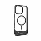 For iPhone 16 Pro Max TOTU PC-25 Skin Feel MagSafe Magnetic Stand Phone Case(Black) - 1