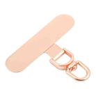 360 Degree Rotation Oval Metal Mobile Phone Lanyard Fixing Gasket(Rose Gold) - 2