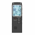 T60 Smart HD Noise Cancelling Voice Recorder MP3 Player, Memory:8GB(Black) - 1