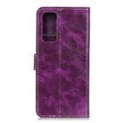 For Xiaomi Mi 10 Ultra Retro Crazy Horse Texture Horizontal Flip Leather Case with Holder & Card Slots & Photo Frame & Wallet(Purple) - 3