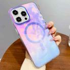 For iPhone 15 Pro Gradient MagSafe PC Hybrid TPU Phone Case(Blue) - 1