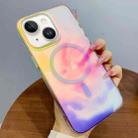 For iPhone 14 Gradient MagSafe PC Hybrid TPU Phone Case(Colorful) - 1