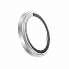 For iPhone 16 / 16 Plus TOTU PG-3 Matte Metal Lens Protective Film(Silver) - 1