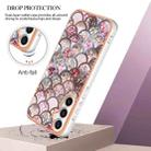 For Samsung Galaxy S24 FE 5G Electroplating IMD TPU Phone Case(Pink Scales) - 2