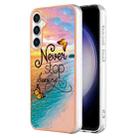 For Samsung Galaxy S24 FE 5G Electroplating IMD TPU Phone Case(Dream Butterfly) - 1