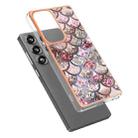 For Samsung Galaxy S25 Ultra 5G Electroplating IMD TPU Phone Case(Pink Scales) - 2