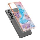 For Samsung Galaxy S25 Ultra 5G Electroplating IMD TPU Phone Case(Blue Marble) - 2