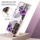 For Samsung Galaxy S25 Ultra 5G Electroplating IMD TPU Phone Case(Purple Flower) - 3
