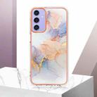 For Samsung Galaxy A16 5G Electroplating IMD TPU Phone Case(White Marble) - 2