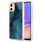 For Samsung Galaxy A06 4G Electroplating Marble Dual-side IMD Phone Case(Green 017) - 1