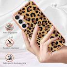 For Samsung Galaxy S24 FE 5G Electroplating Marble Dual-side IMD Phone Case(Leopard Print) - 2
