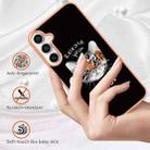 For Samsung Galaxy S24 FE 5G Electroplating Marble Dual-side IMD Phone Case(Natural Growth) - 2