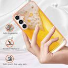For Samsung Galaxy S24 FE 5G Electroplating Marble Dual-side IMD Phone Case(Draft Beer) - 2