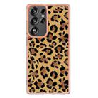 For Samsung Galaxy S25 Ultra 5G Electroplating Marble Dual-side IMD Phone Case(Leopard Print) - 2
