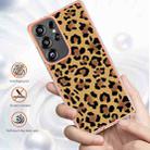 For Samsung Galaxy S25 Ultra 5G Electroplating Marble Dual-side IMD Phone Case(Leopard Print) - 3