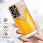For Samsung Galaxy S25 Ultra 5G Electroplating Marble Dual-side IMD Phone Case(Draft Beer) - 3