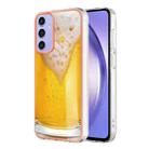 For Samsung Galaxy A16 5G Electroplating Marble Dual-side IMD Phone Case(Draft Beer) - 1