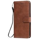 For LG K41S / K51S Solid Color Horizontal Flip Protective Leather Case with Holder & Card Slots & Wallet & Photo Frame & Lanyard(Brown) - 2