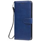 For LG K41S / K51S Solid Color Horizontal Flip Protective Leather Case with Holder & Card Slots & Wallet & Photo Frame & Lanyard(Blue) - 2