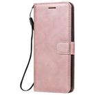 For LG K41S / K51S Solid Color Horizontal Flip Protective Leather Case with Holder & Card Slots & Wallet & Photo Frame & Lanyard(Rose Gold) - 2