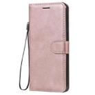 For LG K51 Solid Color Horizontal Flip Protective Leather Case with Holder & Card Slots & Wallet & Photo Frame & Lanyard(Rose Gold) - 2