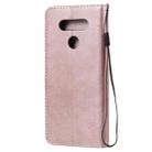 For LG K51 Solid Color Horizontal Flip Protective Leather Case with Holder & Card Slots & Wallet & Photo Frame & Lanyard(Rose Gold) - 3